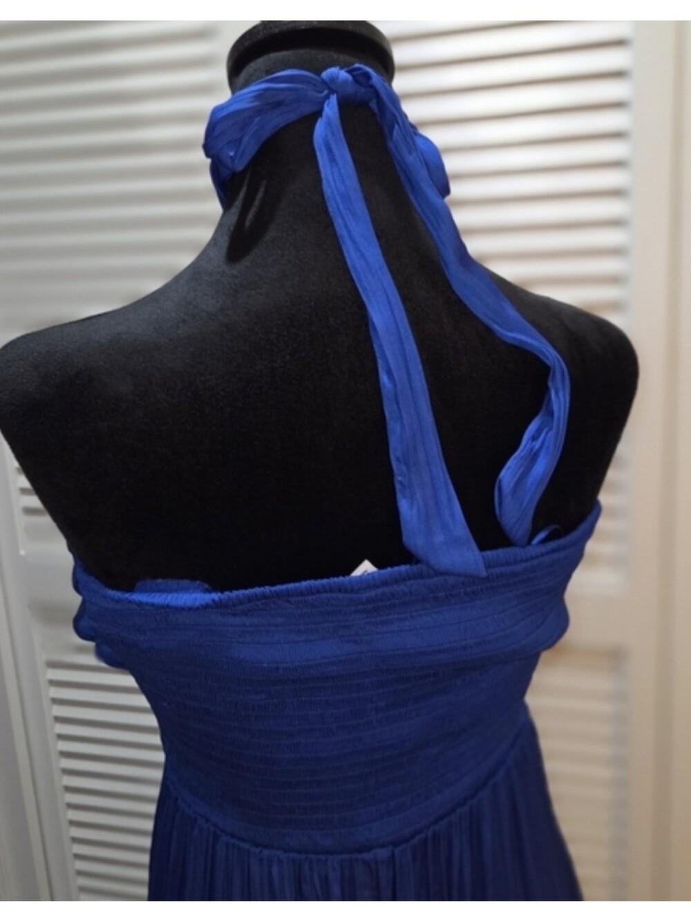 Old Navy Royal Blue Halter Maxi Dress - Picture 2 of 4